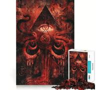 Infernal Gaze 1000 Teenager Pieces Jigsaw Puzzle Memory Fit Neat Thick Home Game (38x26cm)