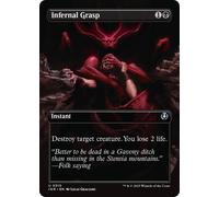 Infernal Grasp (Borderless Art) | Innistrad Remastered