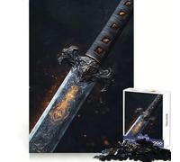 Infernal King’s Blade Jigsaw Puzzle 1000 Pieces Recall Boost Smooth Connection Real Challenge Birthday Idea (38x26cm)