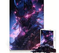Infernal Oni Lord Hard Jigsaw Puzzle for Adults 1000 Pieces Memory Train Nice Thick Home Game Birthday Idea (38x52cm)
