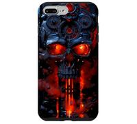 Infernal Steampunk Skull Molten Mechanica of industrial fire Case for iPhone 7 Plus/8 Plus