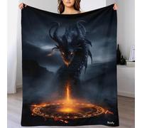 Infernal Wyrm - Summoned Flame of The Abyss Luxury Blanket Double Suitable for All Season Nanny Blanket Men 40x50inch(100x130cm)