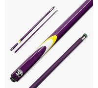Inferno 2 Piece Fiberglass Snooker & Pool Cue - 9.5mm Layered Tip (Purple)