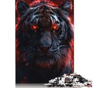 Inferno Eyes of The Tiger Jigsaw Puzzles for Adults 1000 Jigsaw Puzzles for Adults 1000 Piece Puzzle Educational Games Gift Home Decoration 38x26cm/1000pcs