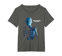 Inferno VI Pinhead Puzzle Horror Movie PAPL14566 T-Shirt, Women's Plus, Asphalt Grey, 5X