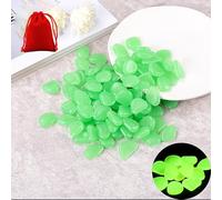Inferright Glow In The Dark Rocks - Illuminate Your Outdoors With Enchanting Glow! Solar Power Glow Rocks, Glow In The Dark Rocks Outdoor, For Garden Lawn Yard, Walkway (300PC,Cyan)