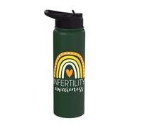 Infertiltiy Awareness IVF Month Awareness Week Orange Stainless Steel Insulated Water Bottle