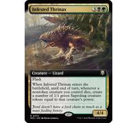 Infested Thrinax (Extended Art Ripple Foil) | Modern Horizons 3 Commander