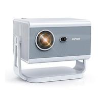 INFGO Smart Projector, 800 ANSI Home Cinema Projector 4K-Supported Full HD 1080P WiFi 6 Bluetooth 5.4 for Smartphone laptop, white