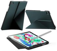 INFILAND Case for Samsung Galaxy Tab A9+/A9 Plus 11 Inch 5G, Slim Foldable Book-Style Cover with Horizontal and Vertical Stand, Protective Case for Galaxy Tab A9 Plus Tablet (2023),Midnight Green