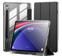 INFILAND Case for Samsung Galaxy Tab S10 Lite /S10 FE/ S9 FE 5G 10.9 Inch/Tab S9 11 Inch with S Pen Holder, Slim Clear Protective Cover Support Auto Wake/Sleep (Grey)