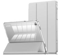 INFILAND for Samsung Galaxy Tab A11+ Plus/A9+ Plus 11 inch Case (2023/2025), Slim Stand Crystal Clear Protective Smart Cover for Galaxy Tablet A9+/A11+ [Auto Wake/Sleep] (Silver)