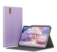 INFILAND Multi-Angle Stand Cover Compatible with Samsung Galaxy Tab S9/S9 FE/S10 Lite 11 Inch SM-X710/SM-X716B/SM-X718U/SM-X510/SM-X400/SM-X406B Release Tablet [Auto Wake/Sleep],Pale Violet