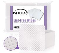 INFILILA Lint Free Nail Wipes Eyelash Extension Glue Wipes 540pcs Super Absorbent Soft Nail Pliosh Remover