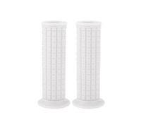 INFINAUTO 1" 25mm 1.1" 28mm Universal Motorcycle Hand Grips Cover Non Slip TPU Handle Bar Throttle Grips for Motorcycle Scooter Bicycle ATV White 1 Pair