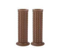 INFINAUTO 1" 25mm 1.1" 28mm Universal Motorcycle Hand Grips Cover Non Slip TPU Handlebar End Grips for Motorcycle Scooter Bicycle ATV Light Brown 1 Pair