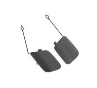 INFINAUTO 1 Pair Car Tow Hook Eye Hole Cover Cap Compatible for BMW X5 SDrive35i 2016-2018, Durable Plastic Gray Rear Left Right Bumper Stylish Design