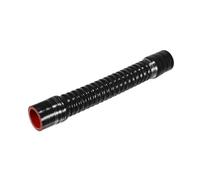 INFINAUTO 1 Pcs 32mm 1.26" ID 300mm 11.81" Length 0° Black Red Car Threaded Silicone Hose Coolant Hose Universal Durable Material Stylish Design