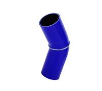 INFINAUTO 1 Pcs 65mm/2.56" ID 120mm/4.72" Length 45 Degrees Blue Black Car Silicone Hose Coolant Hose Universal Stylish Design