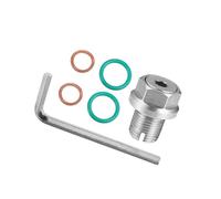 INFINAUTO 1 Set M14.1-1.25 x 15mm Car Oversize Piggyback Oil Drain Plug Kit Stylish Design