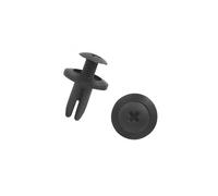 INFINAUTO 10pcs Black Car Bumper Door Trim Clips 6mm Hole Plastic Push in Rivets Fastener Stylish Design