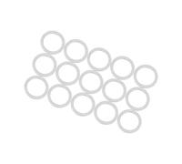 INFINAUTO 15pcs M18 Silver Tone Oil Drain Plug Gaskets for Volvo S60 977751 Stylish Design