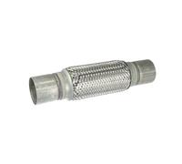 INFINAUTO 2.36"x8"x11.81" Car Exhaust Flex Pipe with Welding Extension Pipe Stylish Design