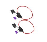 INFINAUTO 2 Set 16 Gauge Car Blade Style Inline Fuse Holder with 35A Fuse Stylish Design