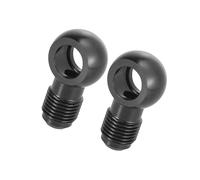 INFINAUTO 2pcs 12mm Fuel Banjo Fitting 6AN Fuel Line Adapter Connector for Car Stylish Design