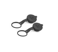 INFINAUTO 2pcs Black Car Cigarette Lighter Socket Cover Cap 12V Outlet Lid Stylish Design
