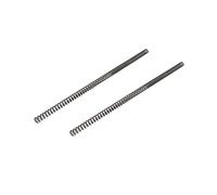 INFINAUTO 45cm Black Replacement Motorcycle Motorbike Front Fork Spring 2pcs Durable Material Stylish Design