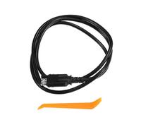 INFINAUTO 5ft/1.5m 4-Way Trailer Wiring Harness, Vehicle 18AWG 4-Pin Flat Trailer Wire Extension Connector for Trailer Hitch Wiring Black, 1 Set