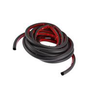 INFINAUTO 5m 16.4ft Car Door D Shape Rubber Weather Waterproof Car Seal Strip Stylish Design