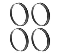 INFINAUTO 74.1mm to 72.1mm Car Wheel Hub Centric Rings Black Polycarbonate Wheels Center Shaft Shock Absorbing Hubrings 4 Pcs