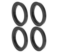 INFINAUTO 79.6mm to 60.1mm Car Wheel Hub Centric Rings Black Polycarbonate Wheels Center Shaft Shock Absorbing Hubrings 4 Pcs