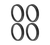 INFINAUTO 83.1mm to 72.6mm Car Wheel Hub Centric Rings Black Polycarbonate Wheels Center Shaft Shock Absorbing Hubrings 4 Pcs
