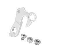 INFINAUTO Bicycle Tail Hook Rear Derailleur Hanger Frame Gear Hook Silver Tone Stylish Design
