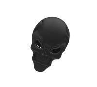 INFINAUTO Black Skull Bone Car Body 3D Emblem Badge Self Adhesive Decor Sticker Durable Material Stylish Design