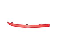 INFINAUTO Bumper Reflector Rear Left 11.22"x0.79" Bumper Reflector Side Marker No.5N0945105 for Volkswagen Tiguan 2010-2017 Plastic Red Durable