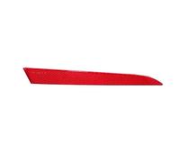 INFINAUTO Bumper Reflector Rear Right 10.24"x1.18" Bumper Reflector Side Marker No.6J4945106 for Seat Ibiza 6J MK V 2008-2012 Plastic Red Durable