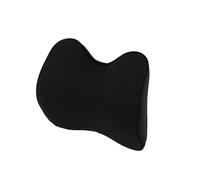 INFINAUTO Car Neck Pillow, Bone Shaped Car Seat Headrest Pillow Universal for Neck Back Breathable Memory Foam Black, 1 Pc