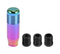 INFINAUTO Car Shift Knob, 8.5cm Universal for Automatic and Manual Vehicle Gear Shifter Knob with 3 Adapter Aluminum Alloy Multicolor, 1 Set