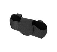 INFINAUTO Car Sunglasses Case with Magnetic Universal Car Visor Sunglasses Holder for Car Suede Black 7.09"x3.15" 1 Pc