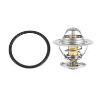 INFINAUTO Car Thermostat, Engine Coolant Thermostats No.044121113 for VW Eos Cabrio 2.0 2006-2015 Metal Silver Tone, 1 Pcs