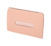 INFINAUTO Car Tissue Holder, Auto Sun Visor Napkin Holder, Car Armrest Tissue Holder, Pink PU Leather Backseat Tissue Case Tissues Box Cover