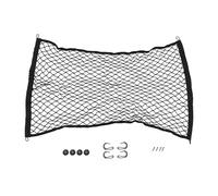 INFINAUTO Cargo Net 35.43"x11.81" Car Storage Net Large Capacity Car Storage Mesh Bag Organiser for Campervans Truck Highly Elastic Mesh Black 1 Set