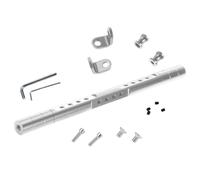 INFINAUTO Cross Bar for Motorcycle, Mirror Mount 29cm / 11.42" Motorcycle Handlebar Extension with Small Wrench Silver Tone, 1set