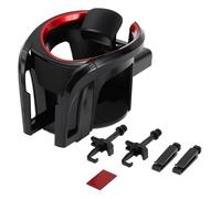 INFINAUTO Cup Holder, 3.15" Car Universal Car Air Vent Phone Holder Plastic Black Red, 1 Pc