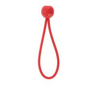 INFINAUTO Elastic Fixed Rope Ball Tent Cords 15cm Motorcycle Trailer Trucks Cargo Adjustable Bungee Cords with Metal Buckle Red 1pc
