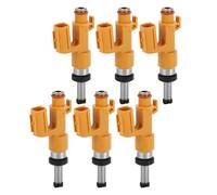 INFINAUTO Fuel Injector, Engine Fuel Injection Nozzle No.23209-09330 for Lexus ES350 BASE 2019-2023 for Toyota Avalon Touring, XLE 2019-2022 3.5L Yellow, 6 Pcs